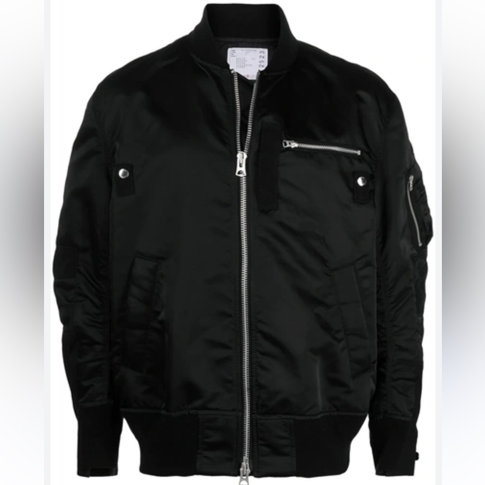 Sacai men’s nylon twill bomber jacket 2 (small)